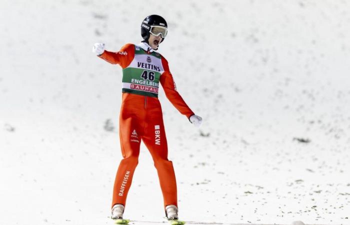 Skispringen: Gregor Deschwanden fliegt in Engelberg auf Rang 3