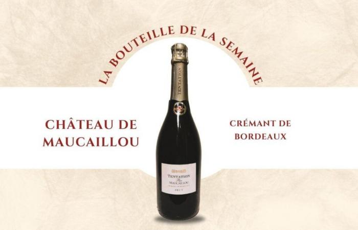 La Tentation du Château de Maucaillou, ein erstklassiger Crémant de Bordeaux, perfekt für Partys