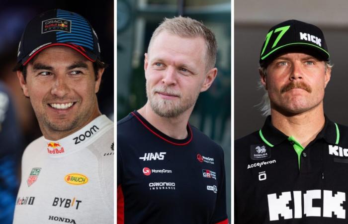 F1 – Magnussen, Bottas, Pérez… Was werden die Formel-1-Aussteiger im Jahr 2025 machen?