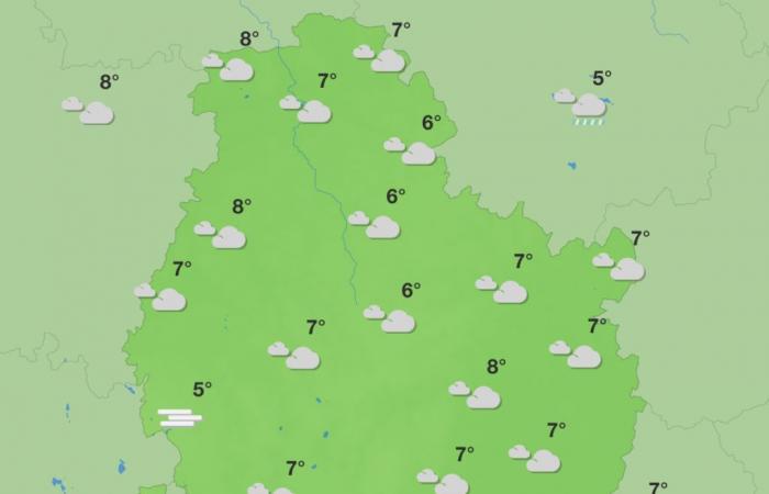 Wetter in Côte-d’Or – Dieses Wochenende mit Regen und milden Temperaturen