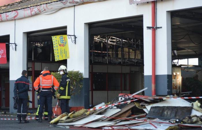 Nachdem die Jonzac-Kaserne niedergebrannt war, konnte sie schnell wieder in Betrieb genommen werden