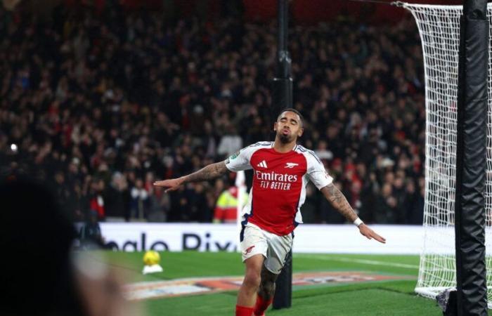 Doppelter Gabriel Jesus und ein spätes Torfestival: Arsenal besiegte Crystal Palace mit 1:5