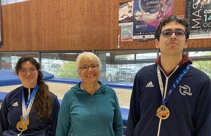 Colomiers. Mit Léna und Thibault das Handi-Trampolin im Rampenlicht