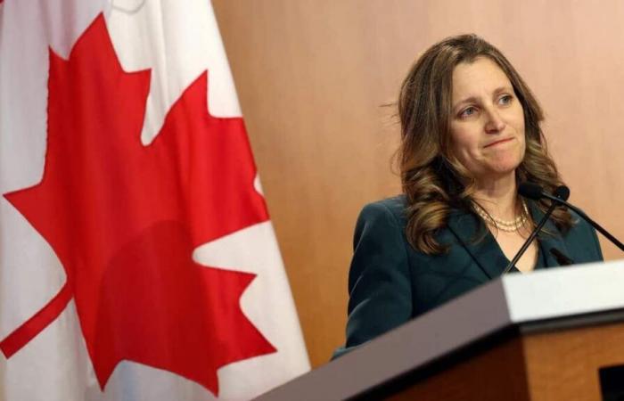 Die frühere Finanzministerin Chrystia Freeland war eine große Geldgeberin