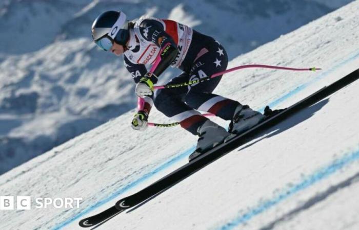 Lindsey Vonn beeindruckt bei der Rückkehr zur Weltmeisterschaft nach ihrem Ruhestand