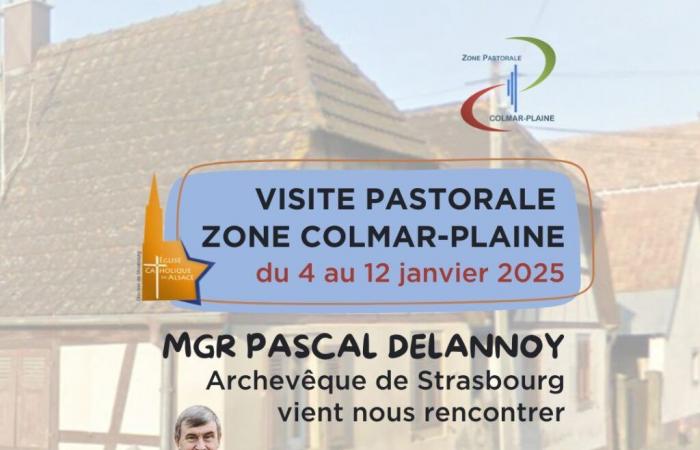 Neujahr mit dem Pastoralbesuch von Monsignore Delannoy in der Colmar-Plaine-Zone