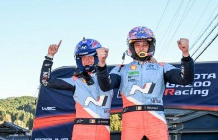 Neuville krönt, Ogier verfehlt auf der Linie