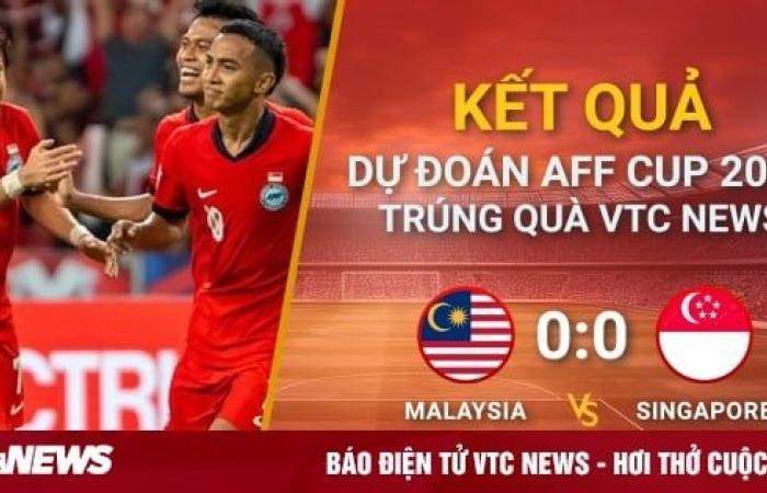 AFF Cup 2024 Vorhersageergebnisse und Gewinngeschenke VTC News: Malaysia vs. Singapur