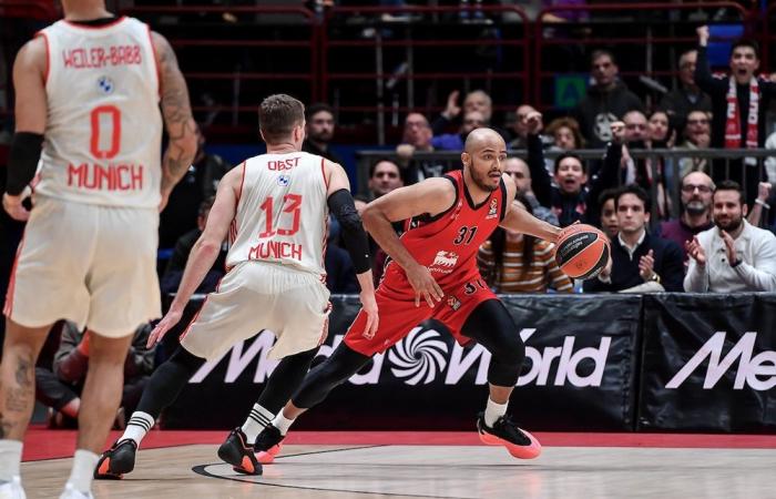 Shields bleibt am Rand stehen und Olimpia Milano verliert in der Euroleague gegen Bayern München