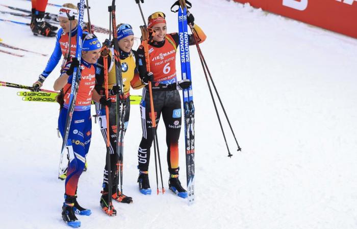 Biathlon – Trotz der Dummheit des Publikums nimmt Franziska Preuss die Verfolgung von Grand Bornand auf – Sportinfos – Ski