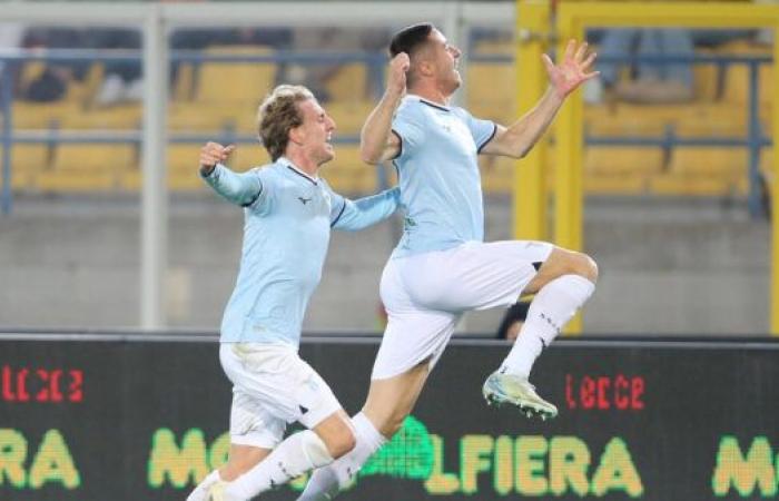 Lazio 1-2: Lecces Samstagabend lächelt Lazio an