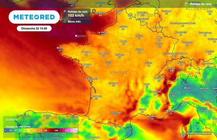 Météo-France versetzt 6 Departements in Alarmbereitschaft. Unsere Karten bestätigen Sturm und Schnee!