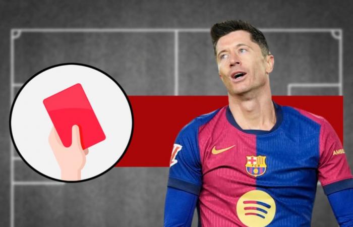 Rote Karte: Robert Lewandowski