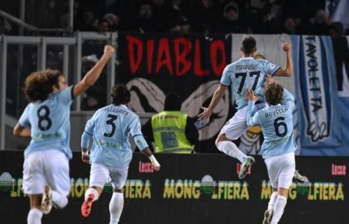 Lazio geht spät mit 2:1 in Führung: Marusic schenkt die drei Punkte vor Lecce. Die Highlights