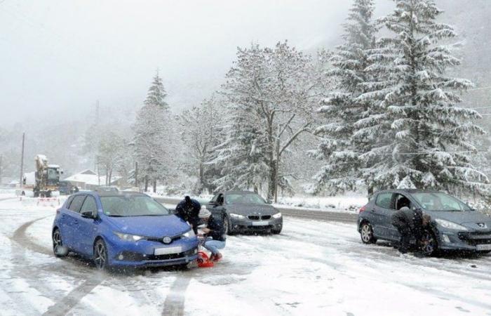 Warnung vor starkem Schneefall und starkem Wind in Ariège, der Zugang zum Pas de la Casa wird um 17:00 Uhr geschlossen.