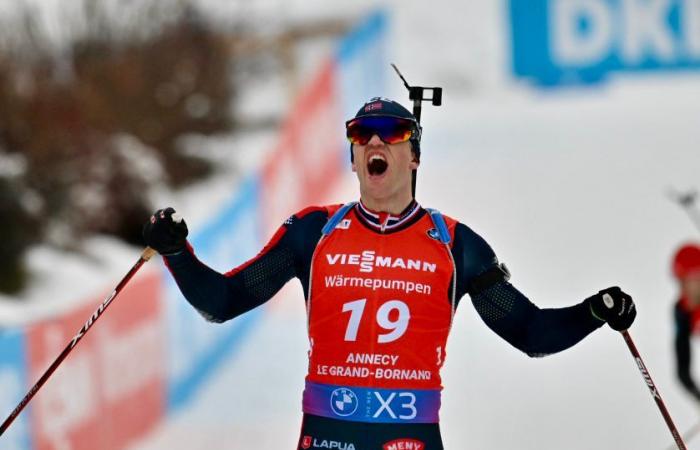 Biathlon – Der ausgeschlossene Tarjei Boe triumphiert im Massenstart von Le Grand Bornand! Frankreich schnitt schlecht ab, Giacomel wurde 14