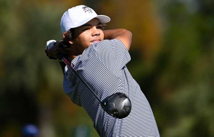 Charlie Woods schlägt zum ersten Mal ein Hole-in-One bei der PNC-Meisterschaft zu