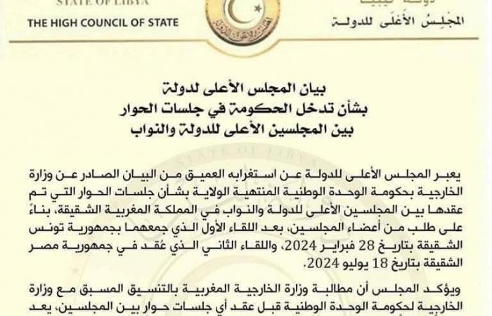 Der Hohe Rat des libyschen Staates demontiert am Ende seines Mandats eine von Algerien inspirierte Regierungserklärung