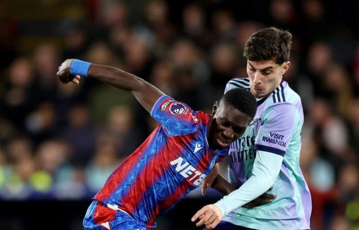 Crystal Palace unterliegt gegen Arsenal trotz eines Treffers von Ismaïla Sarr