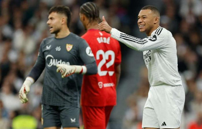 Liga: Real Madrid – Sevilla 4:2, Tor und Vorlage von Mbappé