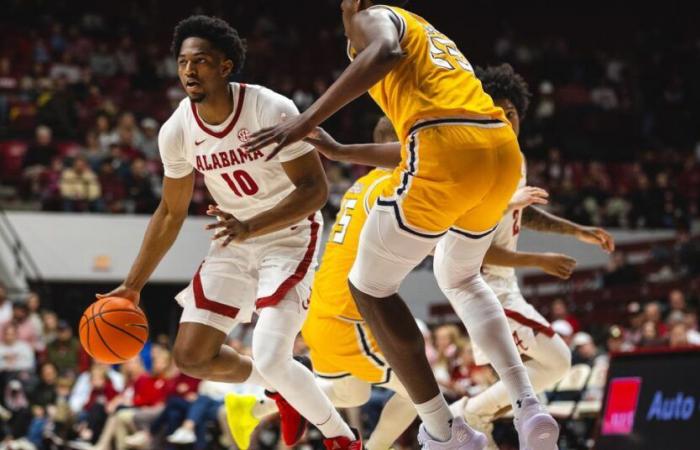 Alabama Basketball kümmert sich um das Geschäft gegen Kent State