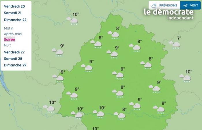 Dordogne. Wie wird das Wetter an diesem Sonntag, den 22. Dezember?