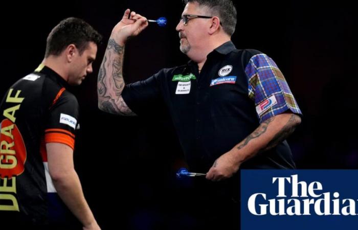 Der frühere Champion Gary Anderson stürzt bei der PDC-Weltmeisterschaft ab | PDC-Weltmeisterschaften