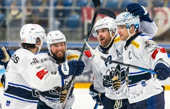 Eishockey: La Chaux-de-Fonds und Sierre behalten ihre gegensätzliche Dynamik bei