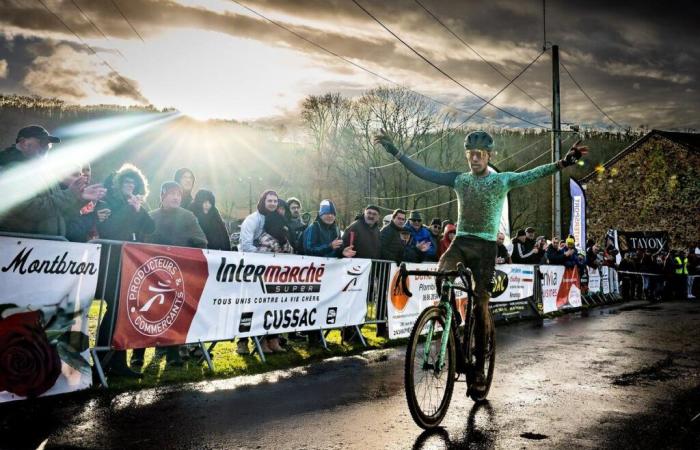 Joshua Dubau bringt den Cyclocross Montbron-Eymouthiers zum Leuchten