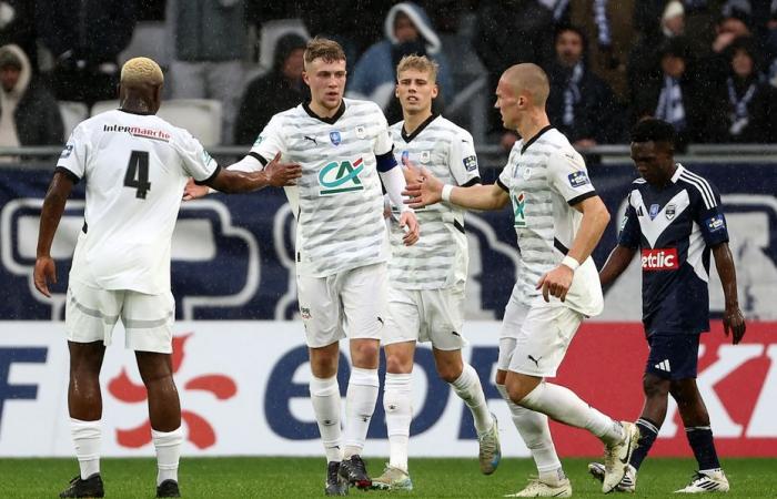 Coupe de France, Rennes qualifiziert sich für das 16. Spiel, indem es Bordeaux mit 4 zu 1 besiegt