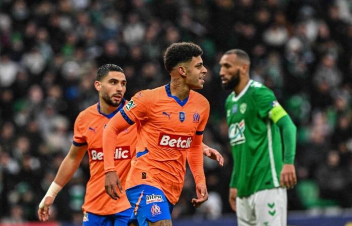 Saint-Etienne wurde im Coupe de France zu Hause von Marseille deutlich geschlagen