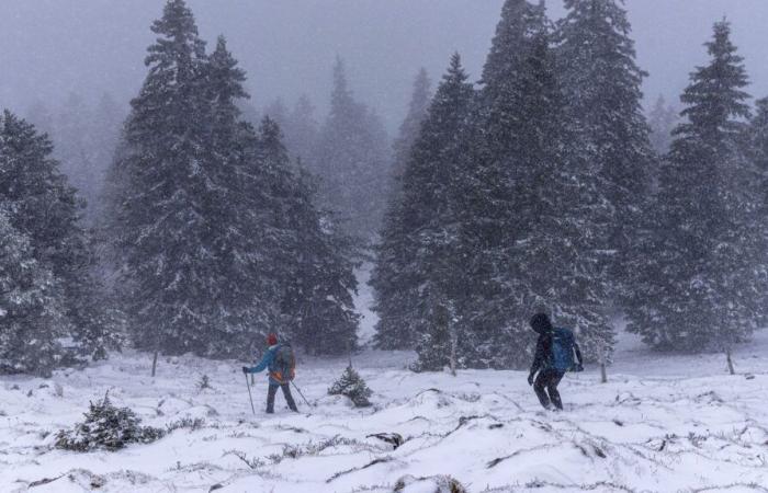 Das Departement Ain wurde in orangefarbenen Schnee- und Eisalarm versetzt, insgesamt sieben Departements in Alarmbereitschaft