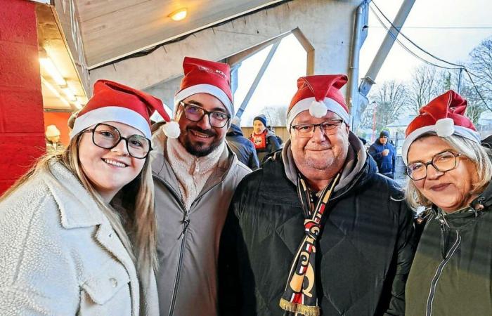 Guingamp: Wie eine Weihnachtsstimmung in Roudourou beim Spiel EAG – SM Caen [En images]