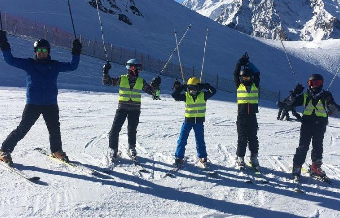 Colomiers. Skiclub Columérin: ein Tag auf der Piste