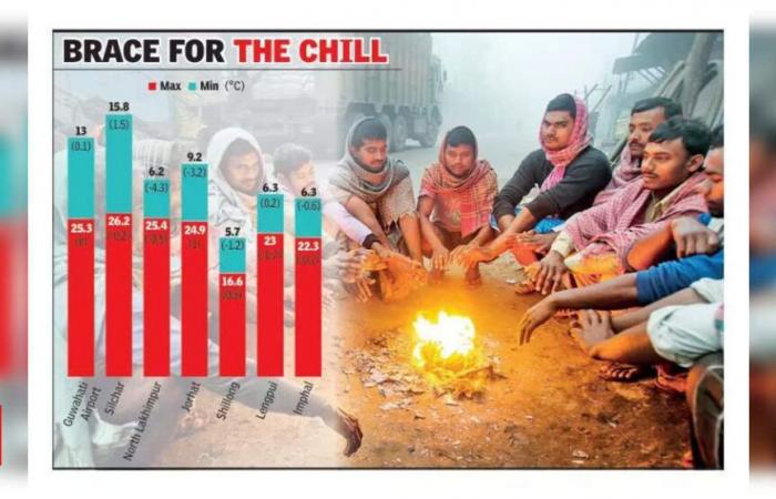 Quecksilber sinkt in 2 Assam-Dists unter 10 °C | Guwahati-Nachrichten