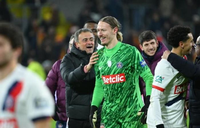 „Ich glaube nicht, dass ich der Mann des Spiels bin“ gegen Lens im Coupe de France (Fußball)