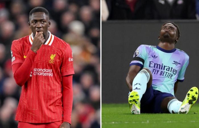 Ibrahima Konate antwortet einem Fan, nachdem Bukayo Saka sich verletzt hat und Arsenal-Fans brutal attackiert – Liverpool