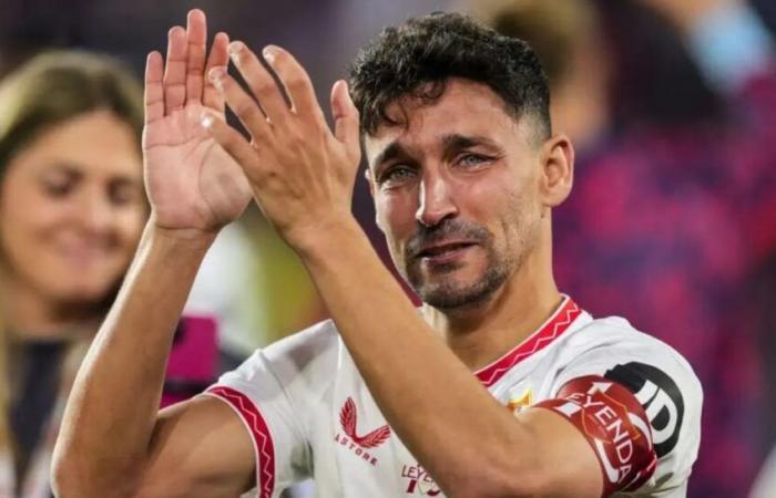 Der tränenreiche Jesus Navas dankt den Fans von Real Madrid für den Abschied aus seiner Karriere