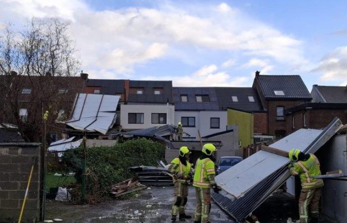 Kurze, aber heftige Gewitter richten Schäden an Häusern und Garagen an: „Das zweite Mal in wenigen Monaten“ (Kapelle-op-den-Bos)