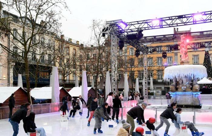 Carcassonne. Im Regen versucht der Weihnachtszauber, sein Wochenende zu unterstreichen