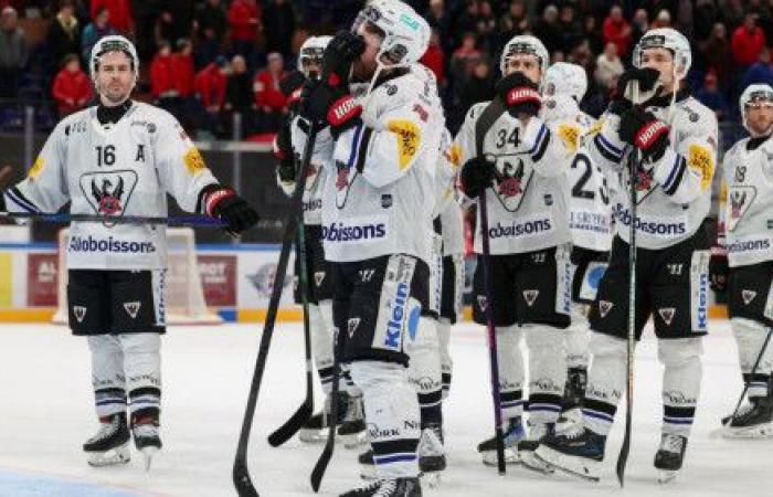 Schlag | Fribourg-Gottéron dunkel in Rapperswil