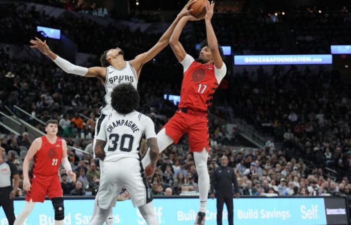 NBA: Victor Wembanyamas 30 Punkte und 10 Blocks führten die Spurs zum Sieg gegen Portland