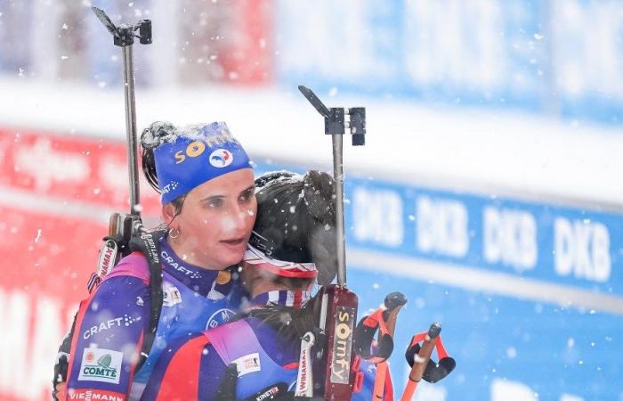 Biathlon | Le Grand-Bornand: Selina Grotian siegt zum ersten Mal im Weltcup im Massenstart, Jeanne Richard um ein Zehntel geschlagen und landet auf dem Podium | Nordic Mag | Nr. 1 Biathlon