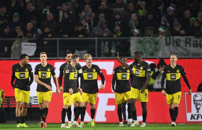 Bundesliga: Zehner Borussia Dortmund erobert Wolfsburg