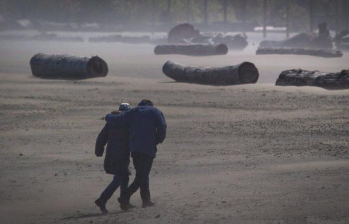 Leiche des Opfers gefunden, als neue starke Winde den Westen trafen