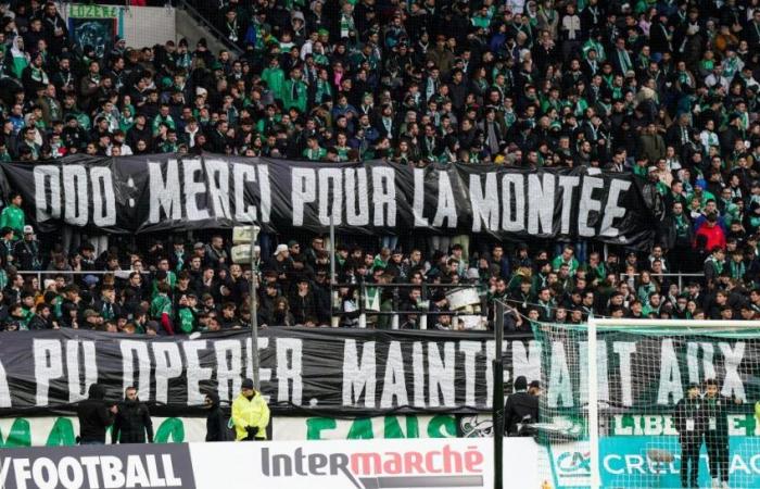 die lautstarke Botschaft der Saint-Etienne-Anhänger gegen OM