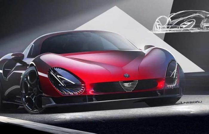 Alfa Romeo TZx Sauber: das vergessene Konzept eines der Designer des 33 Stradale