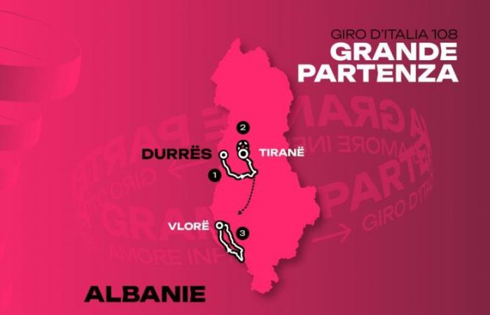 Giro. Italien-Rundfahrt – Der große Auftakt des Giro d’Italia 2025… 3 Etappen in Albanien!