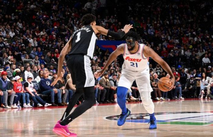 Ergebnis Philadelphia 76ers vs. San Antonio Spurs; Joel Embiid schied in der ersten Halbzeit aus