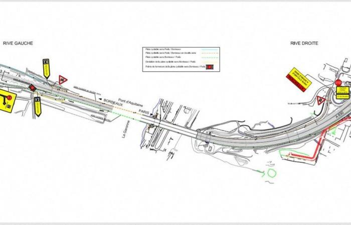 Für sechs Monate kommt es zu Verkehrsbehinderungen auf Radwegen